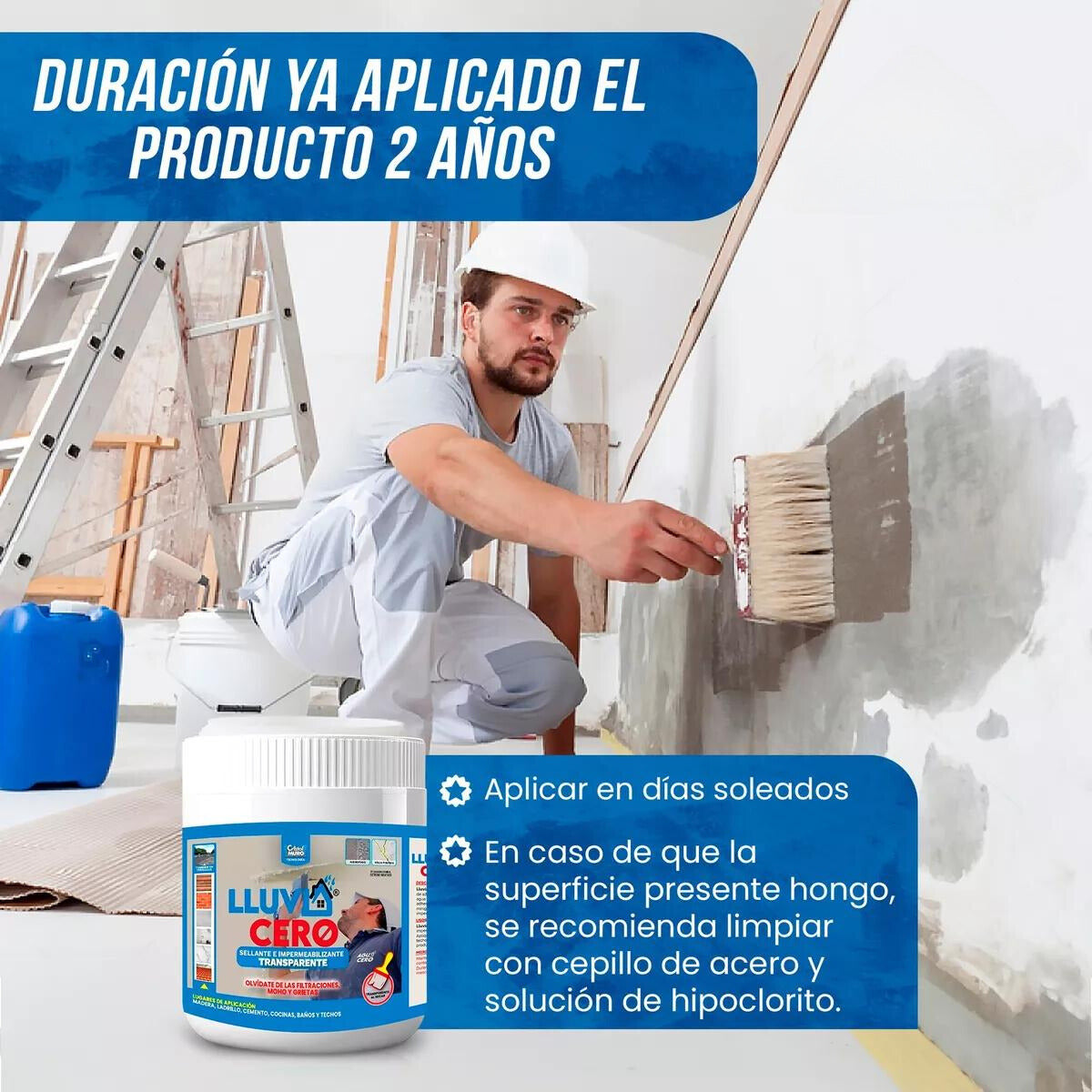 LLUVIA CERO® Impermeabilizante Transparente