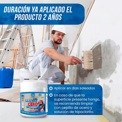LLUVIA CERO® Impermeabilizante Transparente